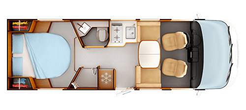 Day layout Rapido C86i