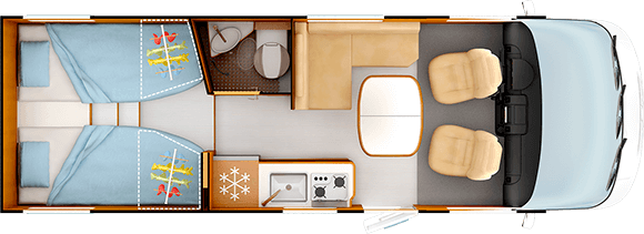 Day layout RAPIDO C55i