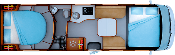 Night layout RAPIDO i196M