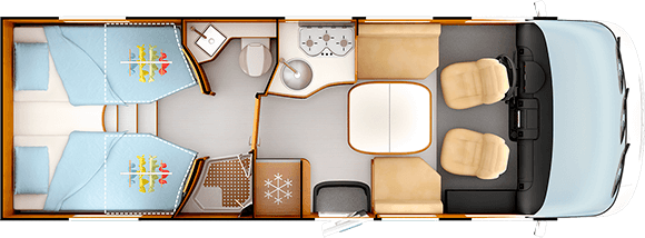 Day layout RAPIDO i66M