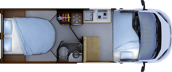 Night layout RAPIDO V64