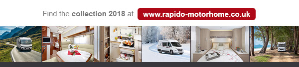 Find the 2018 collection at www.rapido-motorhome.co.uk