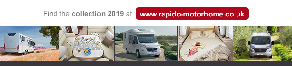 Find the 2019 collection at www.rapido-motorhome.co.uk