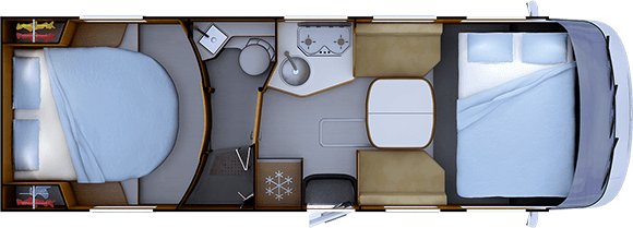 Night layout RAPIDO 896F