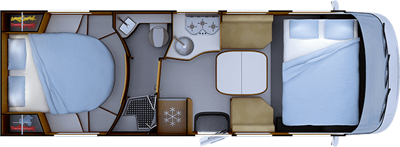 Night layout RAPIDO i96M ALDE